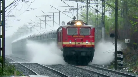 Train in Rain