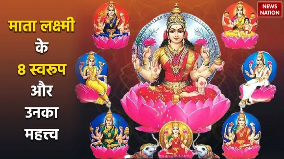 What are the 8 forms of Goddess Lakshmi
