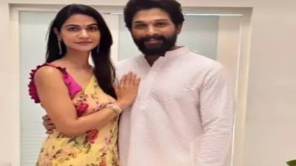 Allu Arjun celebrate ganesh chaturthi