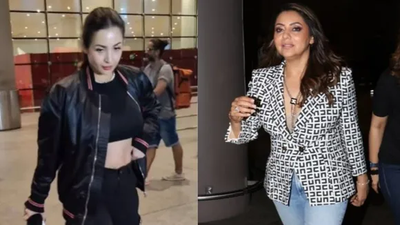 gauri malaika airport look