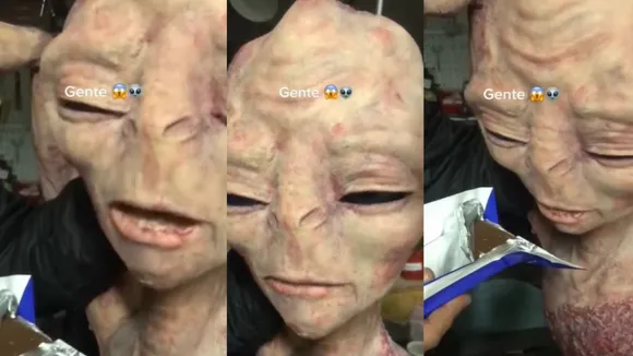 viral trending alien video