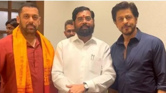 Shah Rukh Khan -Salman meet CM Eknath Shinde