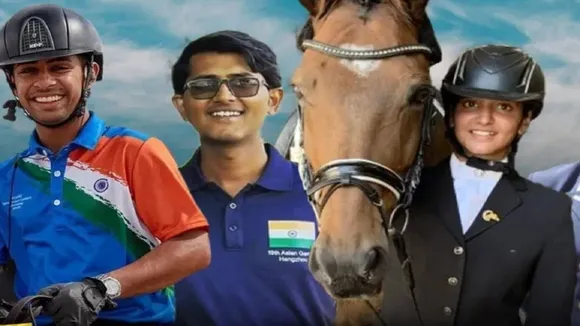 3rd gold medal for india in equestrian in asian games after 41 years