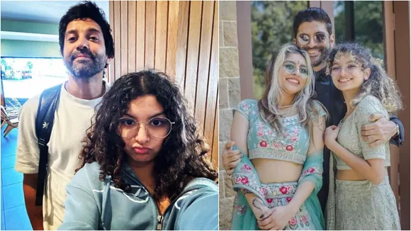 farhan akhtar with daughters