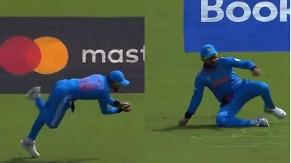 IND VS AUS virat kohli stunning catch in world cup 2023