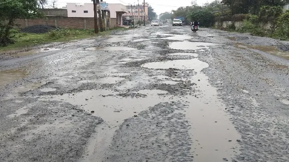 broken road