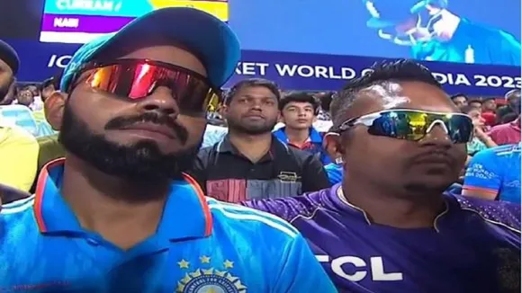 virat kohli and sunil narine lookalike capture in delhi