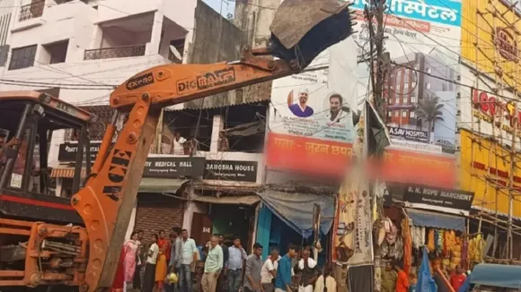 Muzaffarpur Bulldozer in bihar
