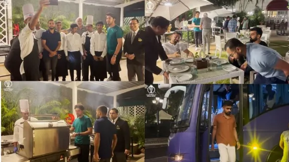 Pakistan Team Enjoys indian Hospitality in bangalore