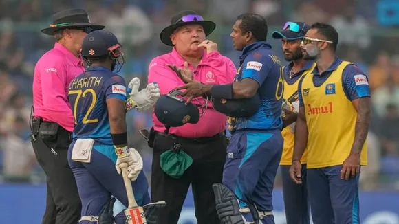 angelo mathews time out