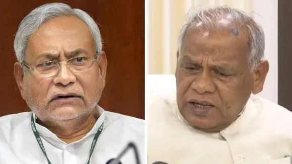 Nitish Kumar and Jitan Ram Manjhi
