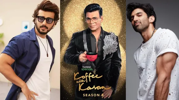 Aditya Roy Kapoor And Arjun kapoor in koffee eith karan