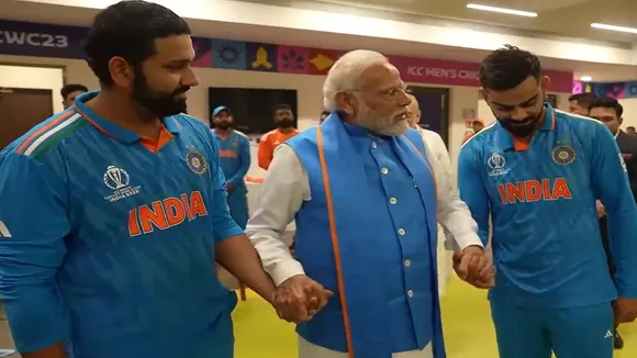 PM Modi With Team India