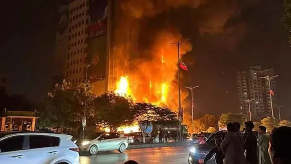 Karachi fire