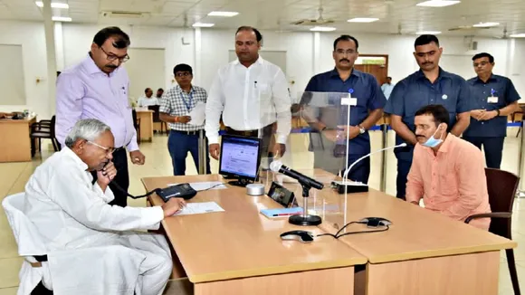 CM Nitish met the public