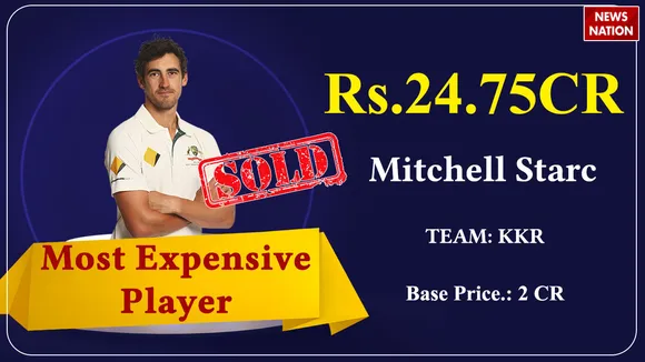 IPL 2024 Auction mitchell starc most expensive player