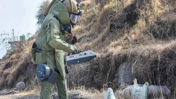 dropped IED on LOC