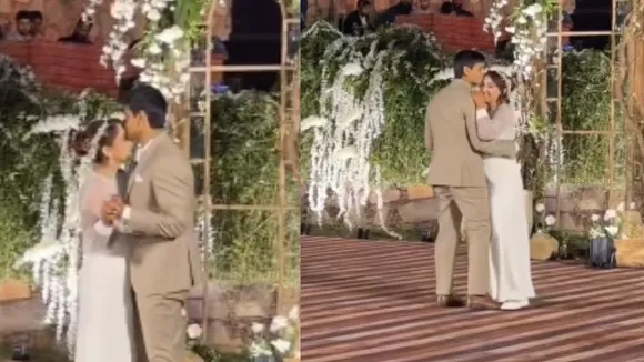 Ira and Nupur dancing
