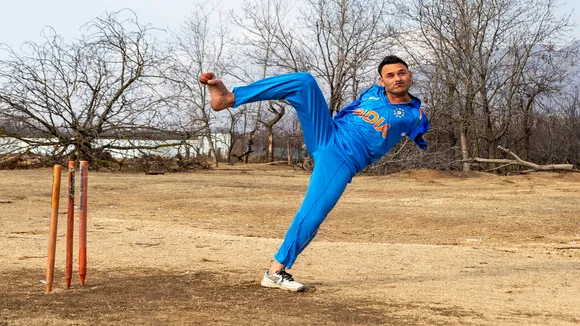 amir hussain lone differently-abled cricketer