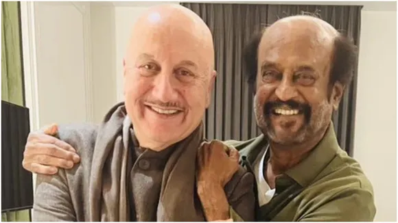 Anupam Kher meets Rajinikanth