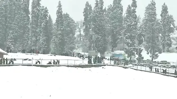 Gulmarg Snow Fall