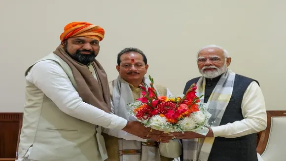 modi and samrat and vijay sinha