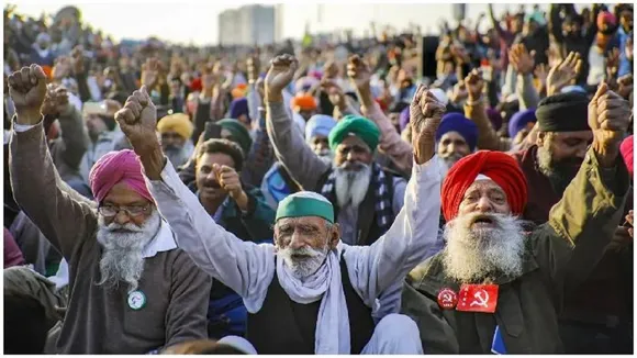 Farmers  protest