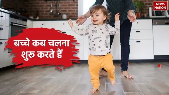 after birth at what age does a child start walking