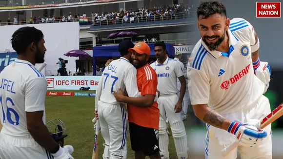 Virat Kohli post goes viral on team india ranchi test win