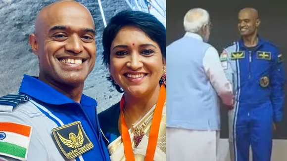 actress Lena announces she married Gaganyaan astronaut