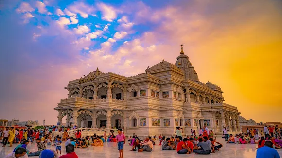 Tepmle in Vrindavan