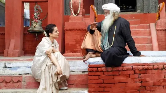 Kangana Ranaut With Sadguru