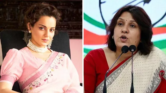 Kangana Ranaut and supriya shrinate