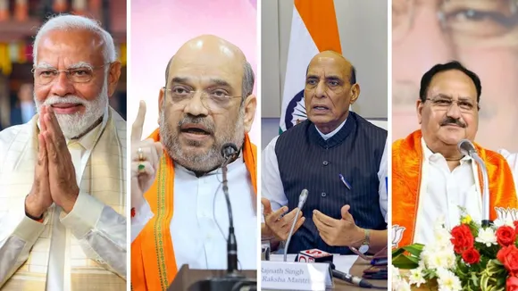 PM Modi Shah Rajnath and Nadda