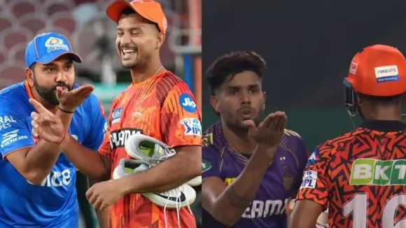 Rohit Sharma Flying kiss Mayank Agarwal