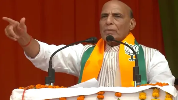 Rajnath Singh in Satna