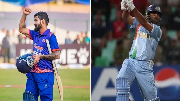 Dipendra Singh Airee Yuvraj Singh photo