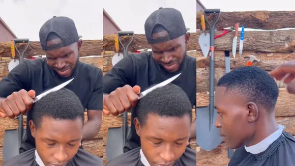 viral video haircut