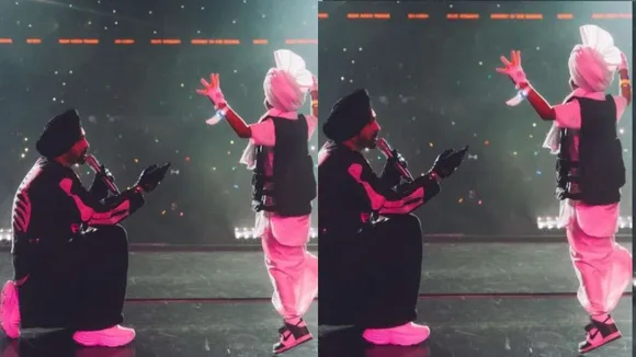 Diljit dosanjh at a Vancouver concert