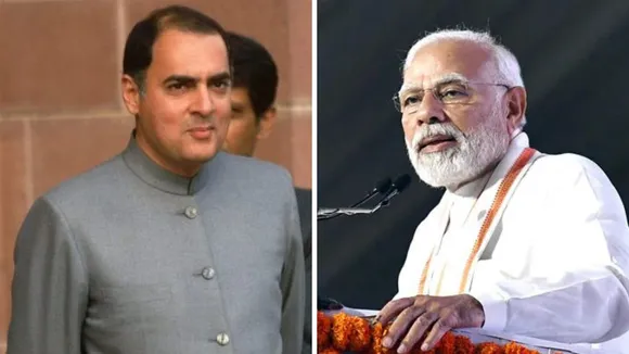 PM Modi tributes Rajiv Gandhi