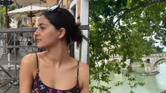 Ananya Panday from Italian cruise