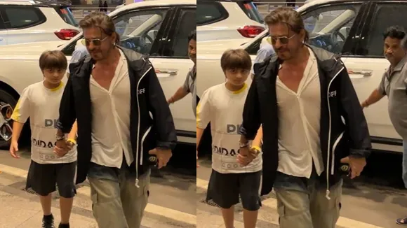Shahrukh Khan with Abram