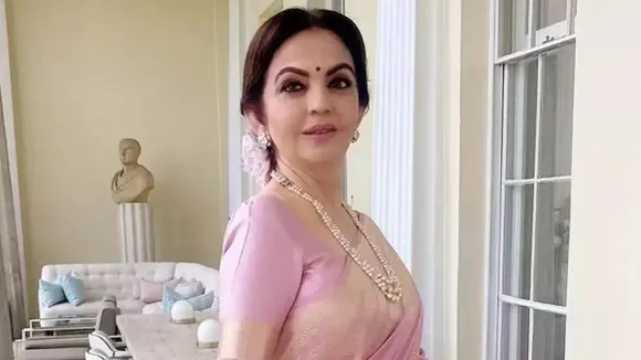Nita Ambani Shopping Banarasi saree