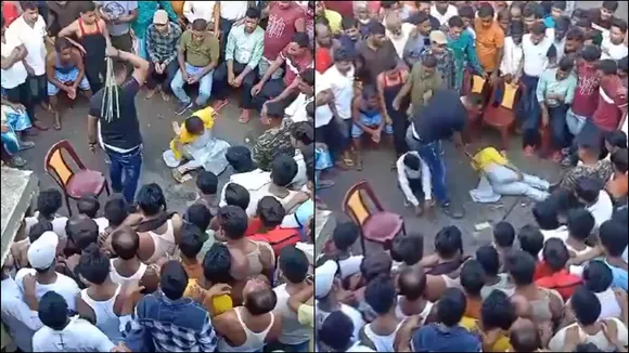 Woman beaten in West Bengal