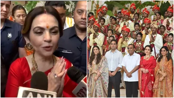 anant ambani mass wedding