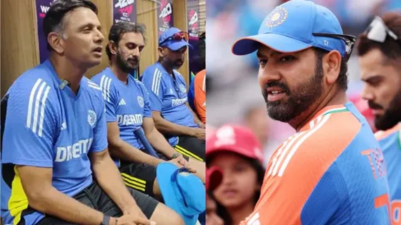 Rahul Dravid thanks Rohit Sharma
