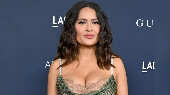 Salma Hayek Statue of Liberty