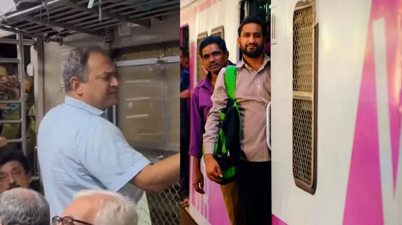 viral mumbai local train video