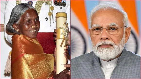 Kamala Pujari And Narendra Modi