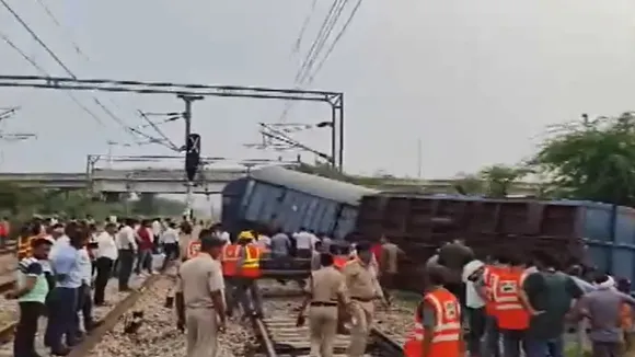 Goods Train Derailed